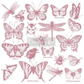 Vintage Paint Decor Stamp, Monarch Collection