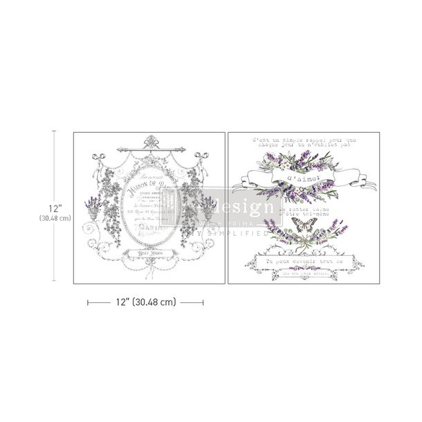 Vintage Paint Redesign Decor Transfers, Maison De Paris