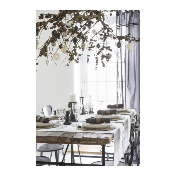 Ib Laursen Rund Dkkeserviet Mrk Jute, Natur