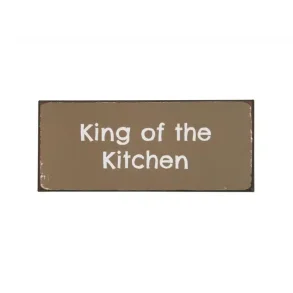 Ib Laursen Metalskilt King of the Kitchen