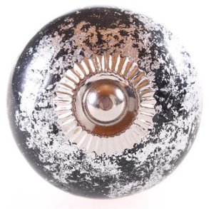 La Finesse Keramik Knop, Sort/S�lv