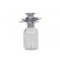 Chic Antique Glasflaske med lysholder til kertelys, H8/4 cm
