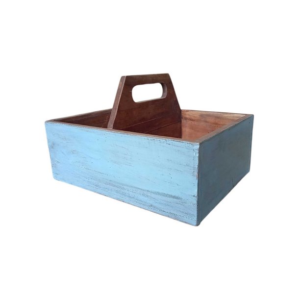 Sjls Nordic Bl Trkasse Lavet Af Genbrugstr, 2 Rum.