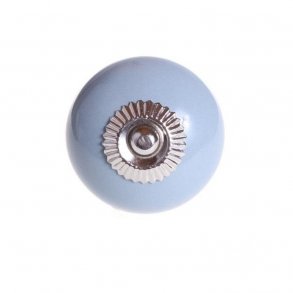 La Finesse Keramik Knop, Dusty Blue