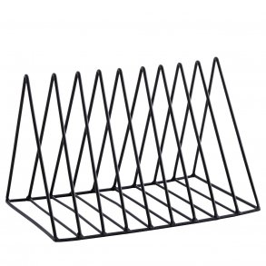 Madam Stoltz Metal Sk�rebr�tholder, Sort