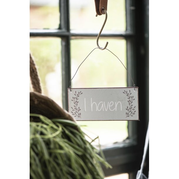 Ib Laursen Metalskilt I haven