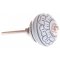 La Finesse Keramik Knop, Blgr Blomst