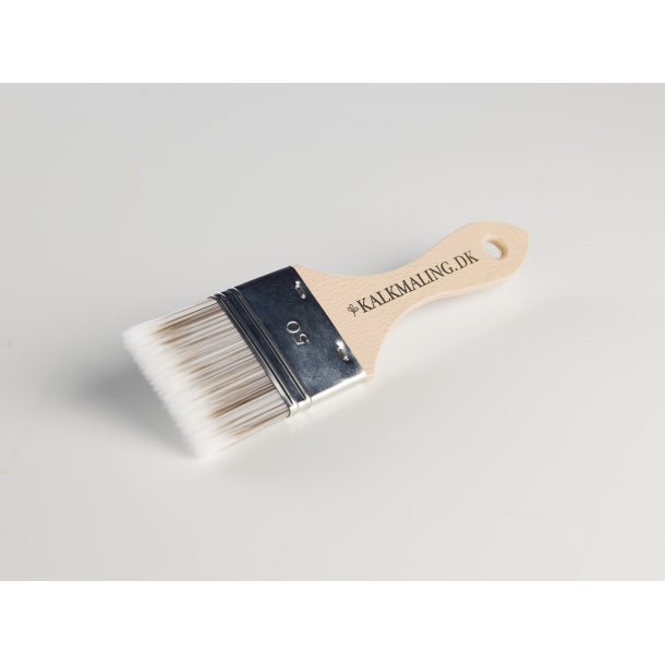 Kalkmaling, Flad Pensel, 5 cm.