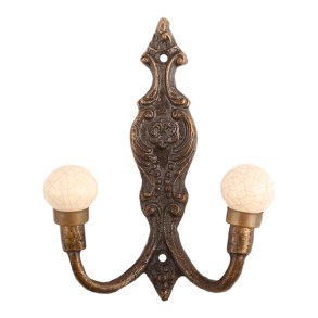 Lundager Dobbelt Knage, Dekor Brun og Krakkeleret