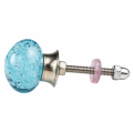 Lundager Glasknop, Bl� Boblem�nster, 3,8 cm