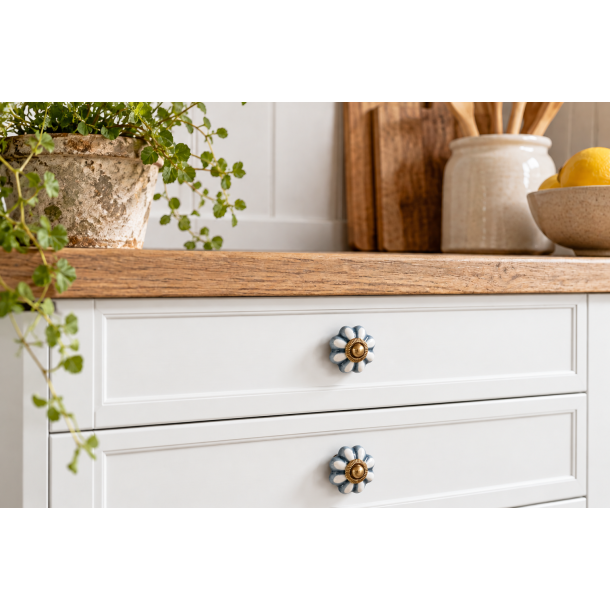 Lundager, Keramik Greb Gr�bl� Solsikke