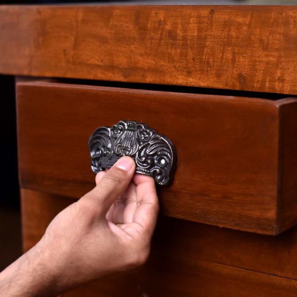 Lundager Blomster H�ndtag, Brun