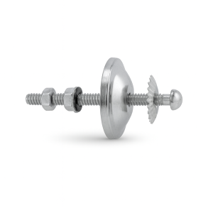 Lundager Knop Roset, S�lv