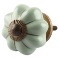 La Finesse Salviegr�n Knop Med Striber, Antique Rosette