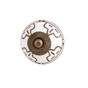 La Finesse, Hvid Greb Med Brunt M�nster