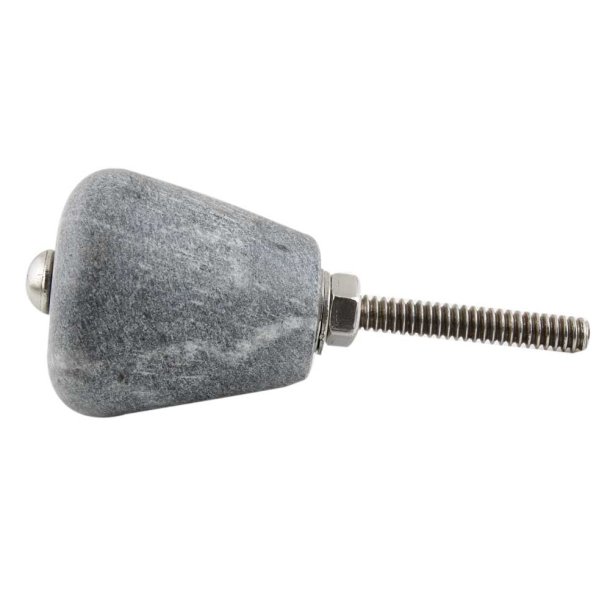 La Finesse Gr� Rund Sten Knop