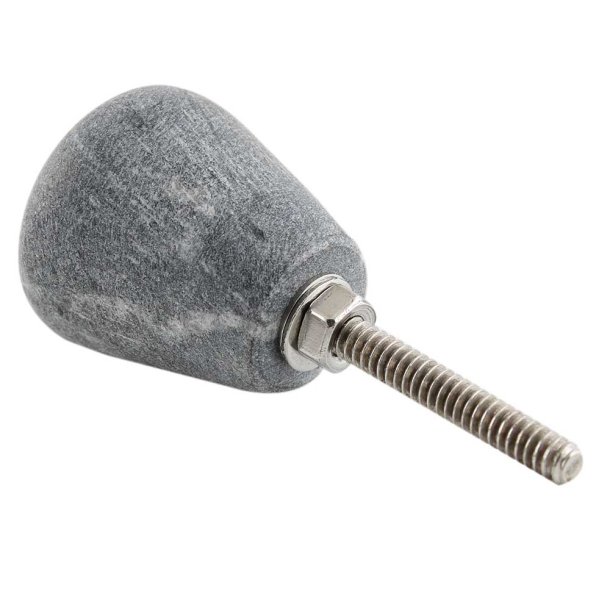 La Finesse Gr� Rund Sten Knop