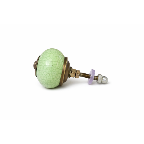 Lundager Krakeleret Gr�nt Greb