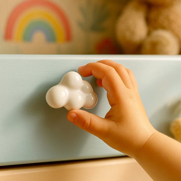 La Finesse Hvid Knop, Sky Form