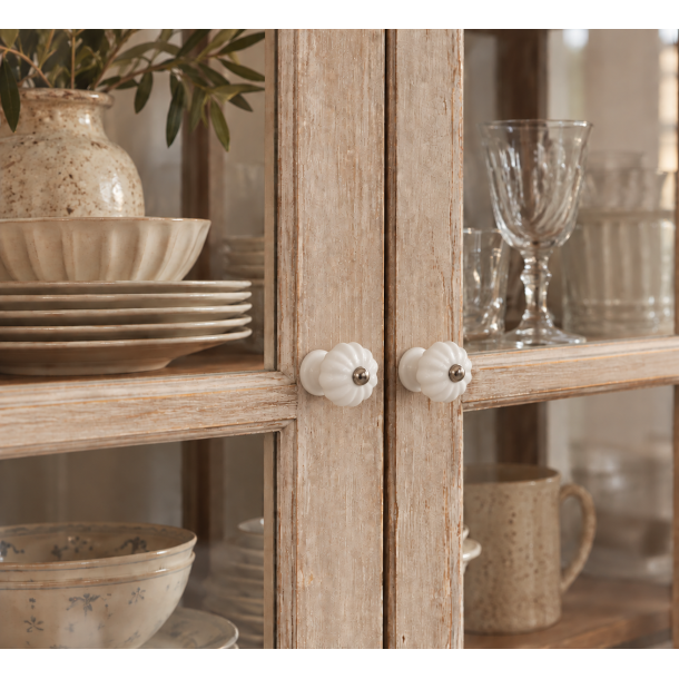 Lundager Porcel�nsgreb, Hvid Blomst 