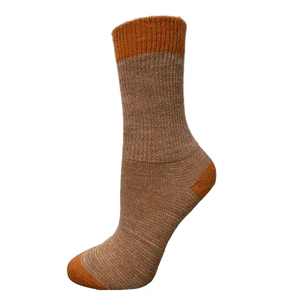 Ls Uldstue Alpaca Uldsokker, Gul Gr