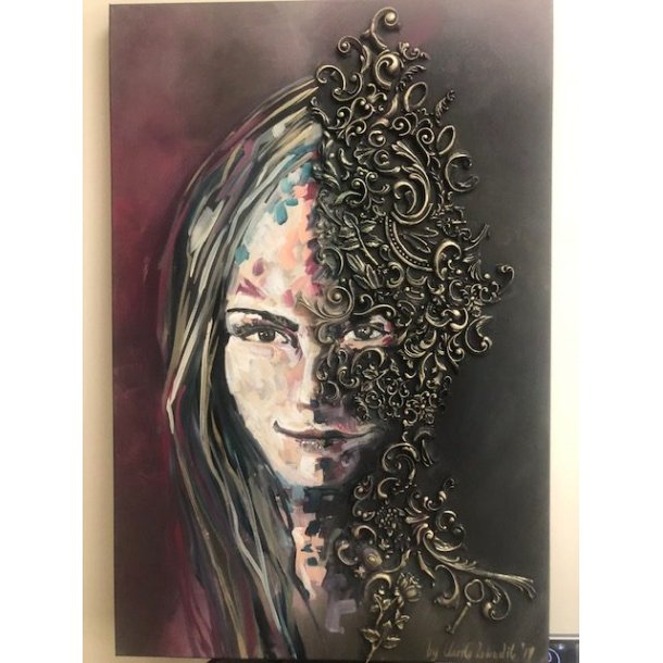 WoodUbend Trudskring Halvmne, 5,5x10,3 cm.