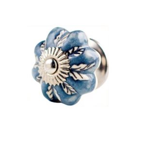 La Finesse Gr Bl Knop Med Hvide Blade