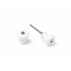 La Finesse Nostalgisk Hvid Porcel�nsknop