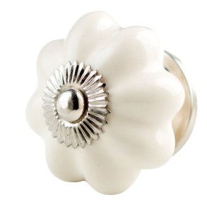 La Finesse Keramik Knop, Creme