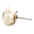 La Finesse Keramik Knop, Creme