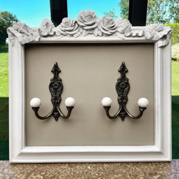  La Finesse Dobbelt Knage m. dekor og knob, Brun