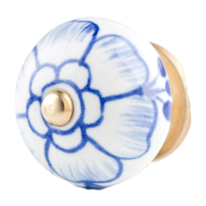 La Finesse Hvid Knop, Stor Bl Blomst