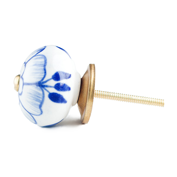 La Finesse Hvid Knop, Stor Bl Blomst