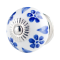 La Finesse Hvid Knop, Bl Blomster Og Hjerter