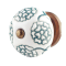 La Finesse Hvid Knop, Store Grnne Blomster