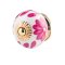 La Finesse Hvid Knop Med Store Lyserde Blomster