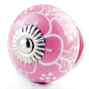 La Finesse Lyser�d Knop, Hvid Blomst