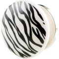 La Finesse Keramik Knop, Zebra Striber