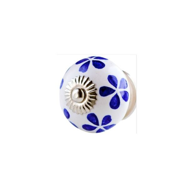 La Finesse Hvid Knop Med Blt Blomsterblad