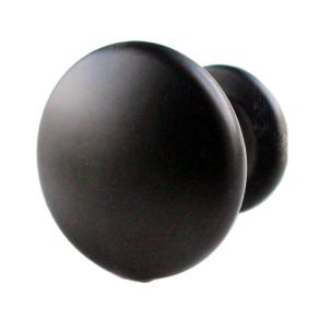 La Finesse Glat Metalknop, Sort