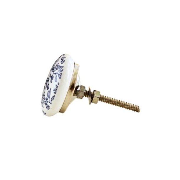 La Finesse Hvid Knop I Sirlig Bl�