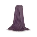 Ls Uldstue Plaid Nataly, Violet Melange