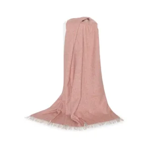 Ls Uldstue Plaid Nataly, Light Orange