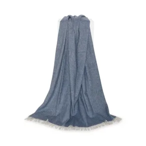 Ls Uldstue Plaid Nataly, Light Blue