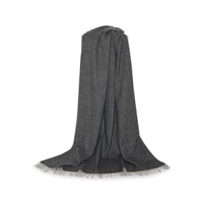 Ls Uldstue Plaid Nataly, Steel Grey