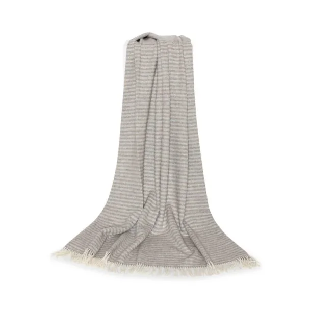  Ls Uldstue Plaid Kattegat, Camel Stribe