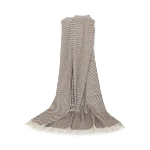 Ls Uldstue Plaid Kattegat, Camel Diagonal