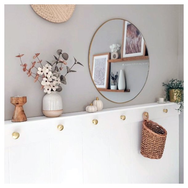 La Finesse Metalknop, Guldfarvet