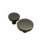 MOUD Home Dot sort knage, 2,5 cm.