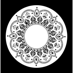 WoodUbend Posh Chalk Stencil Maroccan Melody